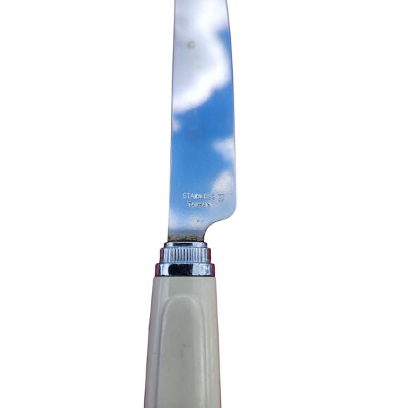 4 Corelle by Coring Forever Yours Stainless Butter Knives Flatware MCM 9" Vtg - Picture 3 of 8